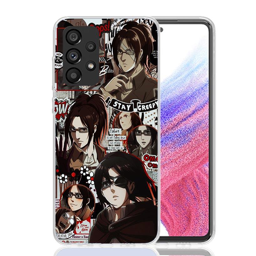 Чехол для телефона Attack Manga Case для Samsung Galaxy A17 A16 A15 A14 A13 A56 A55 A54 A53 A36 A35 A34 A33 A26 A25 A24 A23 A05S Galaxy