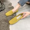 Fashion Fashion Spring Autumn New Mesh Ballet Flat Women Mesh Breathable Sneakers Women Square Toe Slip On Loafers Size 43 Zapatos Mujer