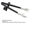 Ergonomic Finger Tongs for Gaming Chopsticks Gamers, Portable Lightweight PLA Tongs, Reusable Plastic Palm Shaped Food Clip Hands Free Snack