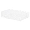 Money Storage Rack 7 Compartments Clear Heavy Duty Large Capacity Multifunctional Desktop Cash Eyeshadow Palette Cosmetic Holder Organizer