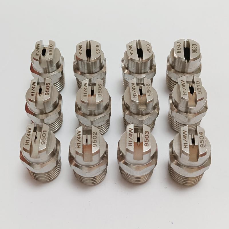 1/4" BSPT нержавеющая сталь плоскоструйная форсунка для очистки