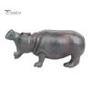 Фигурка бегемота, реалистичная модель бегемота, скульптура, настольное украшение, речная лошадь, украшение, детская развивающая игрушка в виде животного, подарок для малышей, мальчиков и девочек