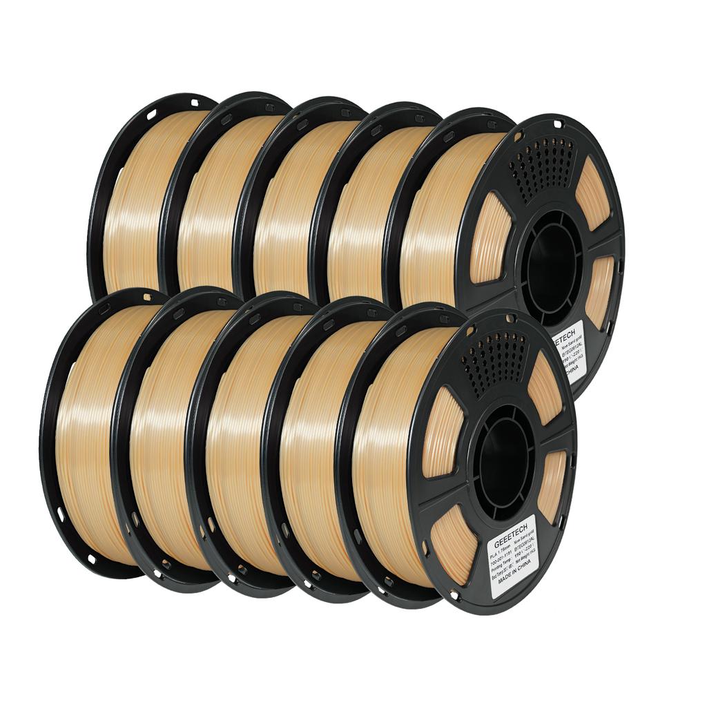 Geeetech 10Kg PLA Filament Plastic For 3D Printer 1.75mm,Tangle-Free, 3d Printing Wire Materials Vacuum Packaging