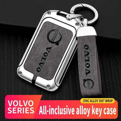 Для XC40 XC60 XC70 XC90 V40 V60 V70 V90 S40 S60 S80 S90 C70 Автомобильный TPU Цинк-сплав Чехол-сумка для ключей Автомобильный брелок Металлический корпус ключа
