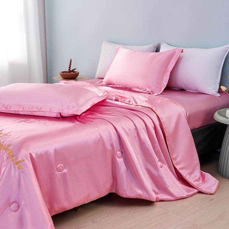 Летнее стираное шелковое одеяло, весеннее тонкое пододеяльник, мягкое шелковистое одеяло с ледяным охлаждением, постельное белье, одеяло размера «queen-size», односпальная двуспальная кровать