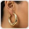 PAVOI 14K Gold Plated 925 Sterling Silver Post Statement Huggie Earrings | Gold Dome Hoop Earrings for Women