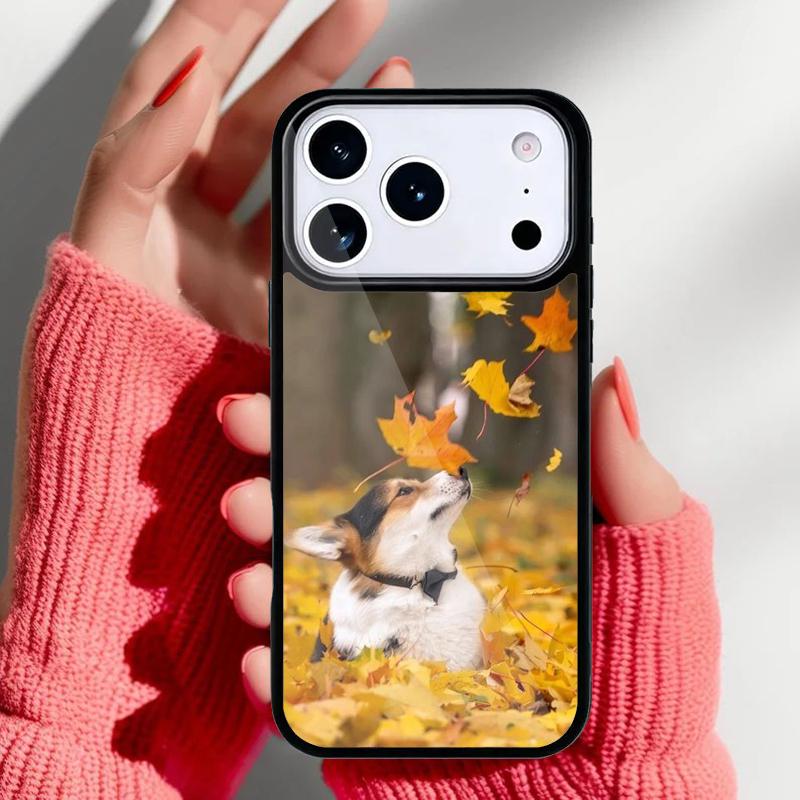 Чехол для телефона с корги Вельш-корги для iPhone 17 16 15 14 13 Pro Max Задняя крышка для 12 11 Pro Coque