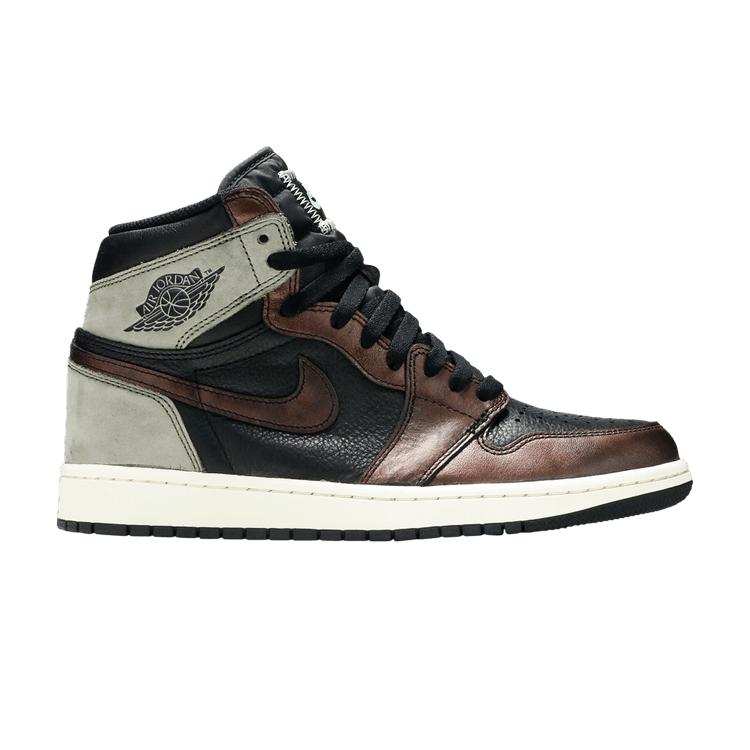 Jordan 1 ретро-яркий светлый армейский оттенок ржавчины с патиной