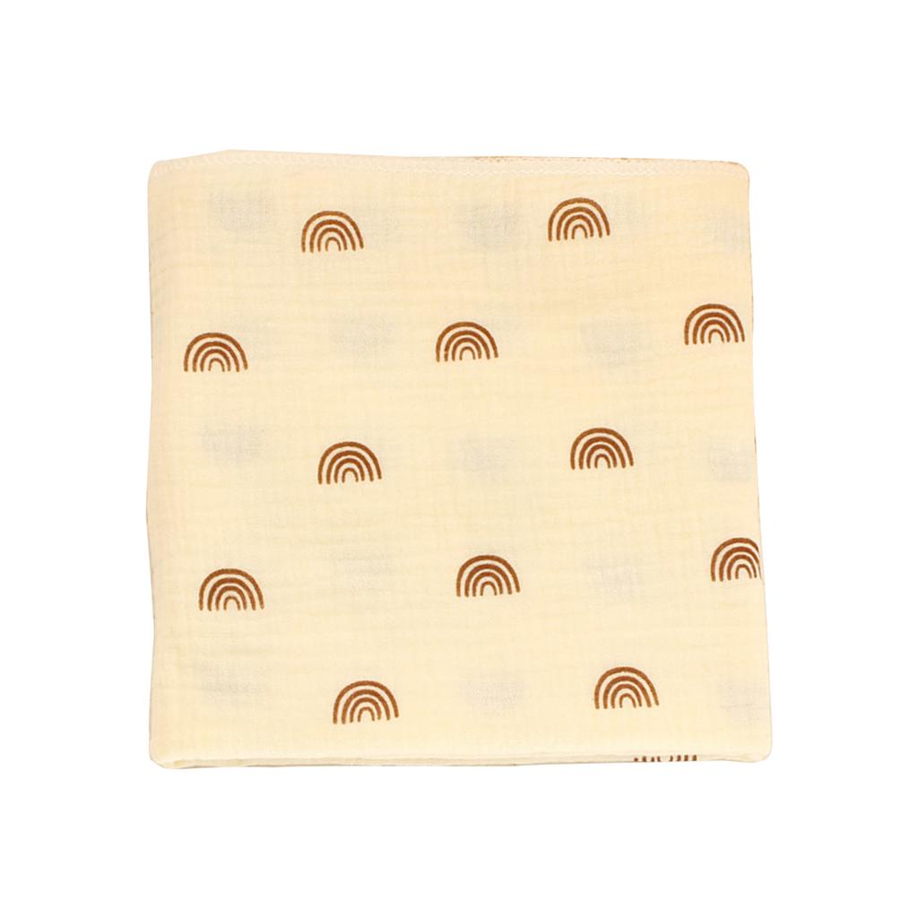 Soft and Breathable Cotton Blanket Newborns Receiving Blankets Swaddles Wrap Strollers Cover for Infant Shower Gift