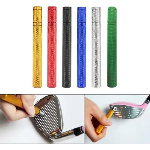 Golf Club Grooving Sharpening Tool 4 Colors Golf Groove Sharpener Wedge Club U V Type Square Regroover Blade Cleaning Tool Acces 5