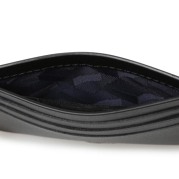 Lacoste Metal Logo Leather Card Wallet 000 Black Js Fitzgerald