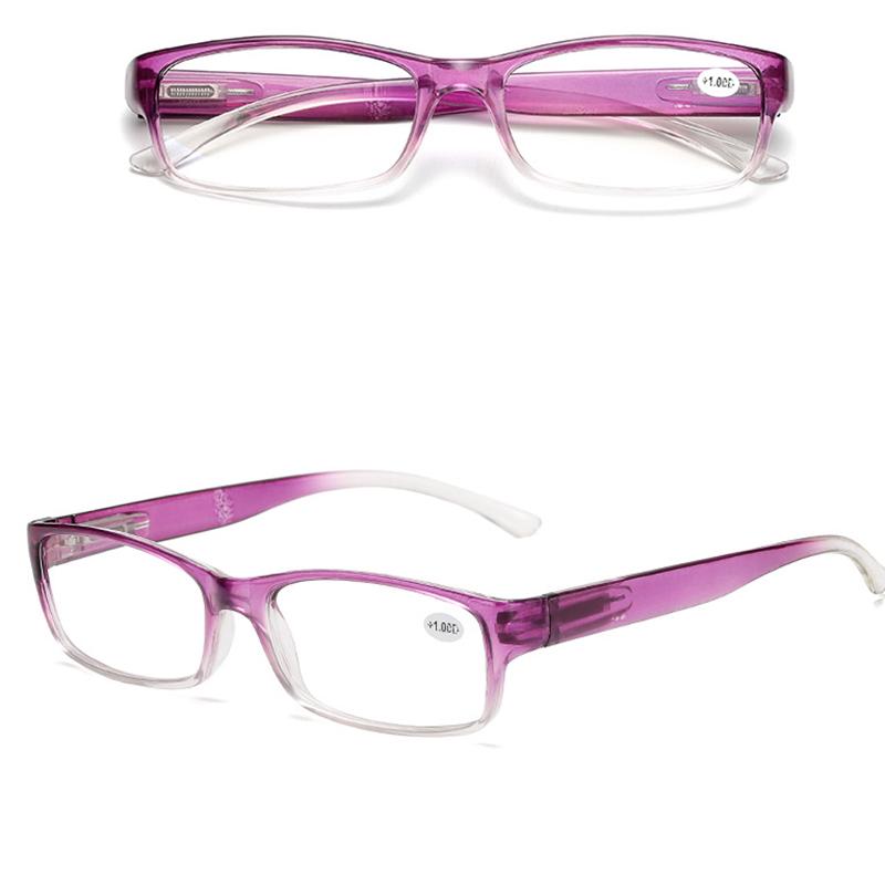 Очки для чтения Прямоугольные Дальнозоркие Полноразмерные Анти-синий свет Газетные Анти-УФ 1 шт родители пожилые Унисекс бусины