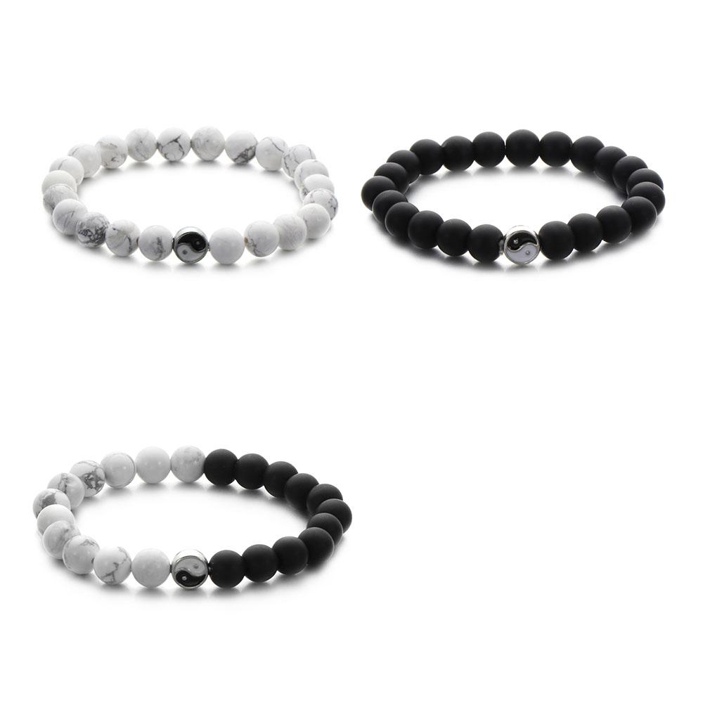 Модные аксессуары Подарок лучшим друзьям Плетеная ручная веревка Инь Ян Подвеска-браслет