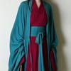Китайский традиционный ежедневный однотонный костюм Hanfu в стиле династии Вэй и Цзинь Hanfu