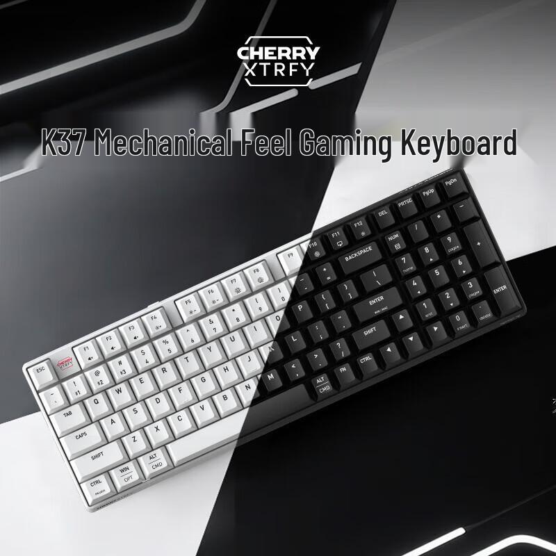 CHERRY K37 98-клавишная трехрежимная беспроводная мембранная игровая клавиатура