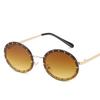 Luxury Diamond Oval Sunglasses For Men And Women Small Frame Fashion Shades With Uv400 Protection