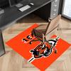 Cincinnati Bengals LOGO Printed Absorbent Washable Carpet, Non-Slip Bathroom Mats, Kitchen Rugs, Yoga Mat,Living Room Entrance, Camping Picnic Rugs