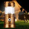 Солнечный туристический фонарь Легкий Водонепроницаемый USB-перезаряжаемый светодиодный свет Ультраяркий Наружный для походов Палатка Подвесной Аварийный светильник