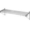 KIPROSTAR PRO-WSP120 Stainless Steel Pipe Draining Shelf, 1200mm Wide, 305mm Deep, for Commercial Use. Wall-Mounted Dish Draining Rack.