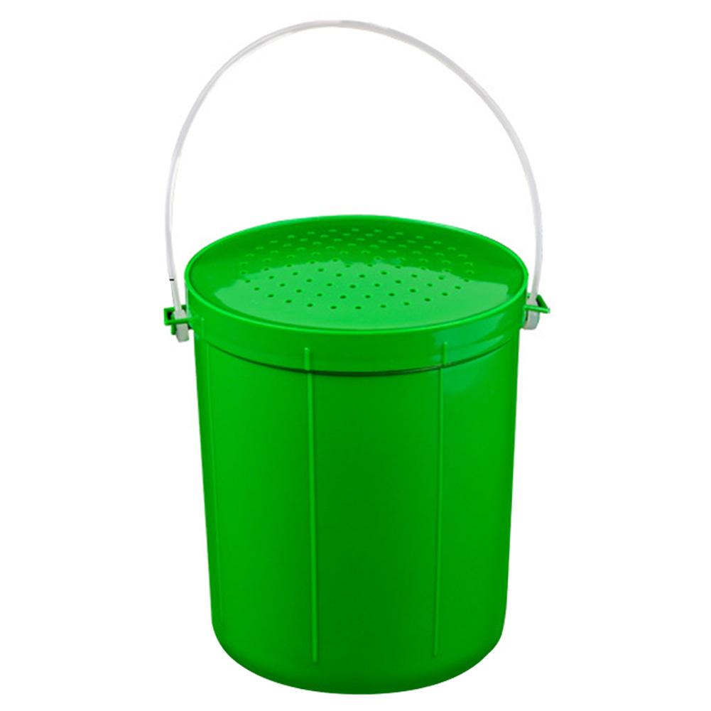 Fishing Tackle Boxes Breathable Live Earthworm Box Plastic Worm Lures Container Portable Handle Storage Tool Fishing Gear