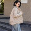 Женские модные короткие корейские пуховики, ультралегкие, повседневные, объемные, теплые пуховые пальто, женские ветрозащитные парки