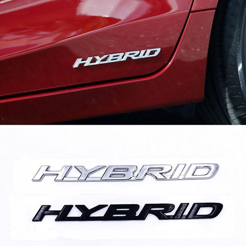 Car HYBRID English Letter Stickers for Lexus ES ES200 ES260 RX NX Hybrid Rear Door Side Fender Modified Accessories Decorative AEO1