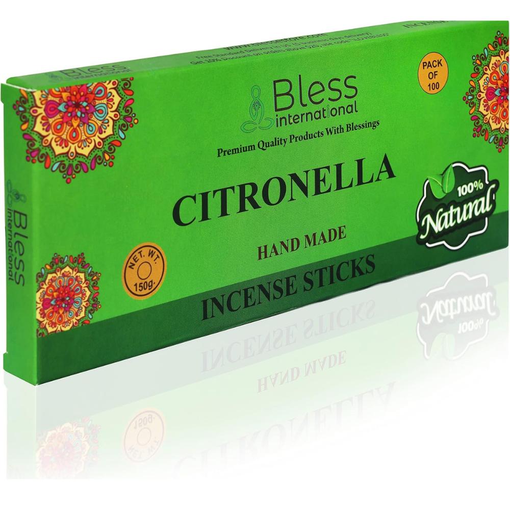 Благовония-палочки-Bless-Citronella-Incense-Sticks 100%-Natural-Handmade-Hand-Omocked-Incense-Sticks Organic-Free-Chemicals-For-Purification-Relaxation-Positivity