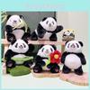 Unique Cartoon Panda Plush Keychain Heartfelt Design Perfect For Keyring Collection