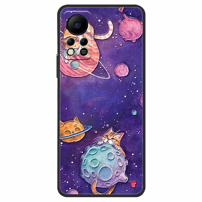 Для Infinix HOT 11S NFC Чехол X6812B Модный Мягкий ТПУ Силиконовый Чехол для Телефона Для Infinix HOT11S NFC Задняя Крышка HOT 11 S 6.78 Funda