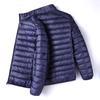 New Winter Style Men's Thin Cotton Coat Fashionable Casual Cotton Coat Slim Portable Warm Stand Collar Jacket