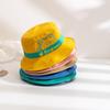 Korean Fashion Summer Outdoor Bucket Hats Boys Girls Beach Hats Children Sun Hats with Windproof Rope Kids Hats Caps
