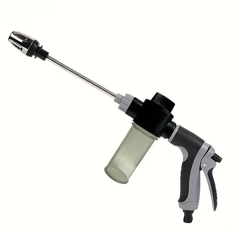 Portable high pressure car wash spray gun Long pole gun Car wash water gun Household car wash tool