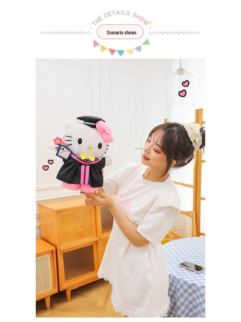 Шапочка выпускника доктора философии Кукла-кошка – Креативный подарок для студентов