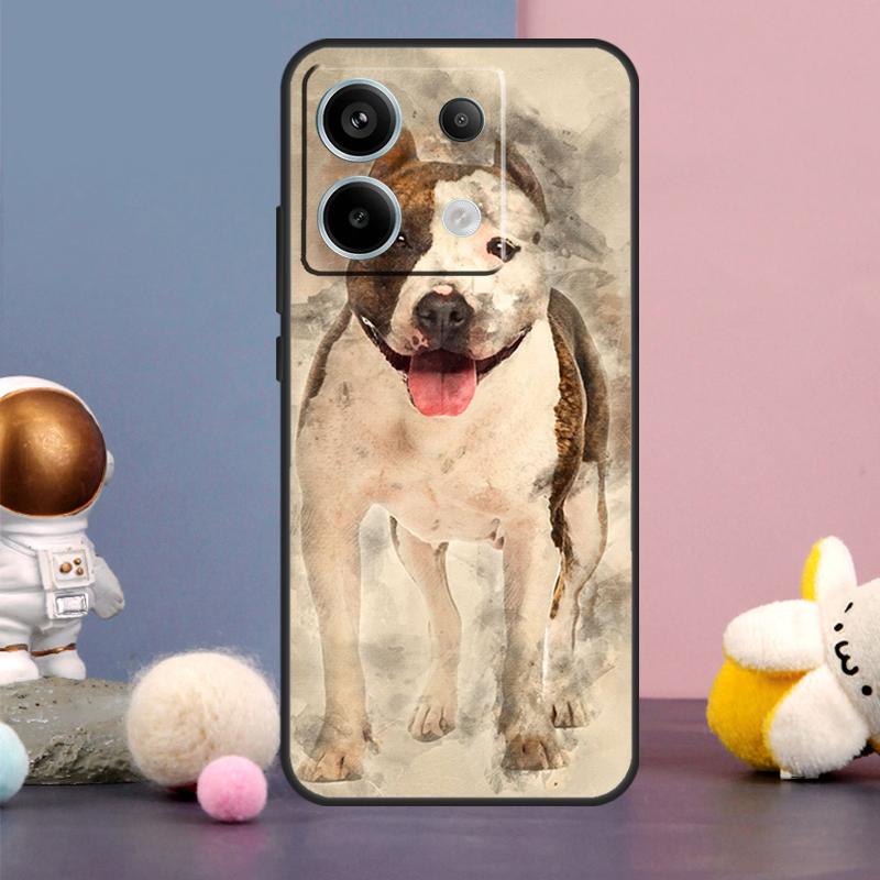 Staffordshire Bull Terrier Dog Case For Xiaomi Redmi Note 13 Pro 12 11 9 10 9S 10S 11S 12S Redmi 12 13 10C 12C 13C Cover