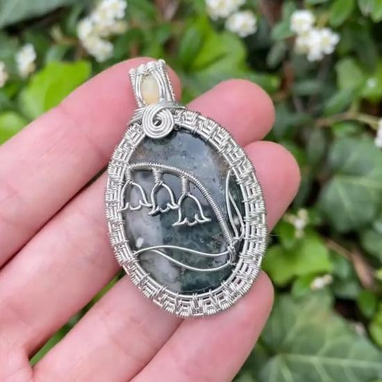 Ожерелье-подвеска ручной работы, привлекательное, элегантное, женское, ручной работы, подарочное на День матери, день рождения