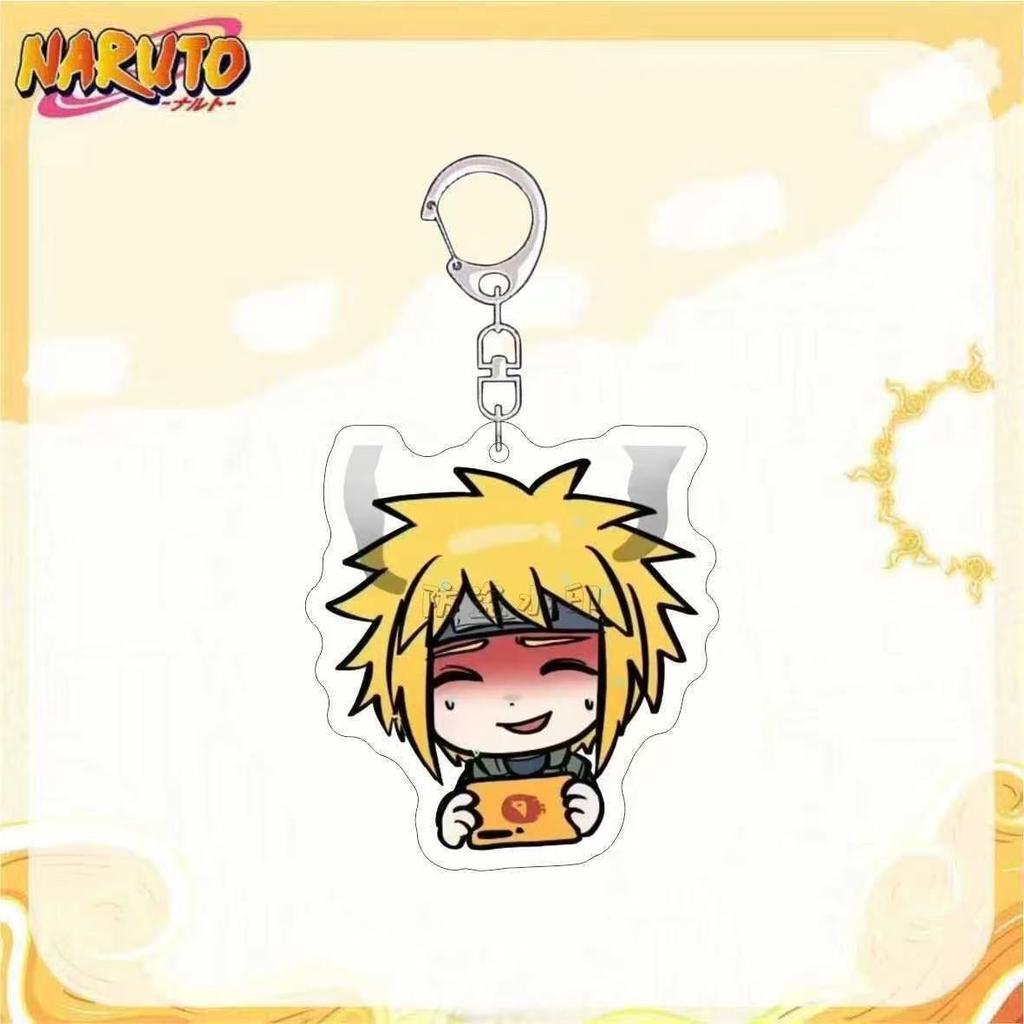 Аксессуары для акриловых брелоков Аниме Наруто Брелок для ключей с рисунком из мультфильма Узумаки Наруто