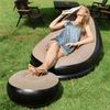 Надувной диван-трансформер с пуфиком Портативный ленивый диван износостойкий удобный стул-шезлонг складной набор для сна