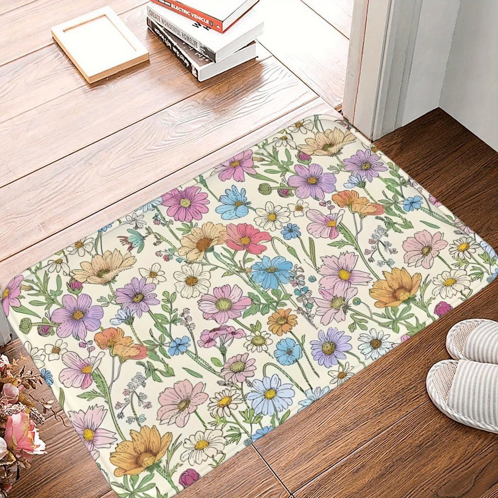 1 шт. Фэнтезийный лес Кухонный коврик Нескользящий коврик для двери Поп-дизайн Коврик для ванной Коврик для ванной Ковер для дома Раковина Прачечная Декорери