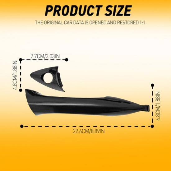 Exterior Door Handle For 11-16 Elantra Hyundai 13-14 Elantra Coupe Front LH RH B