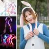 Glow Rabbit Ear Hat Headband Can Moving Bunny Ears Plush Toy Hair Hoop Headwear