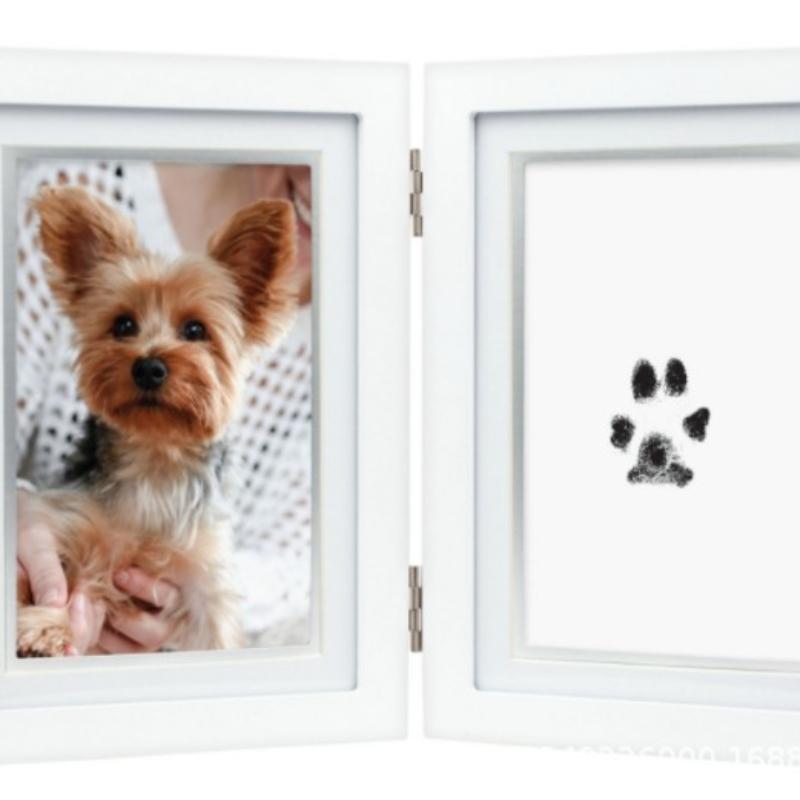 Детская рука и след Супер большая домашняя собака Кошка Детский отпечаток руки или следа Бесконтактная подушечка для штампов