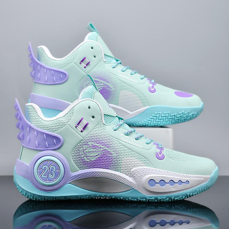 Basketball Shoes Men's and Women's Combat Boots Casual Sports Shoes Young Students Cement Ground Actual Combat Indoor and Outdoor Competition Training