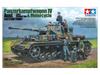 Tamiya Scale Limited Edition German Panzer IV G Early Production Vehicle with Messenger Bike Set for the Russian Front Plastic Model Kit 25209 1/35