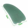New Massage Tool Guasha Board Natural Green Jade Scraping Plate Scraper Stone Massager Thin Slimming Face