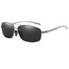 Sunglasses Men'S Round Driving Punk Glasses Shadow Oculus Masculino Polarized Brand Aluminum Magnesium Sunglasses