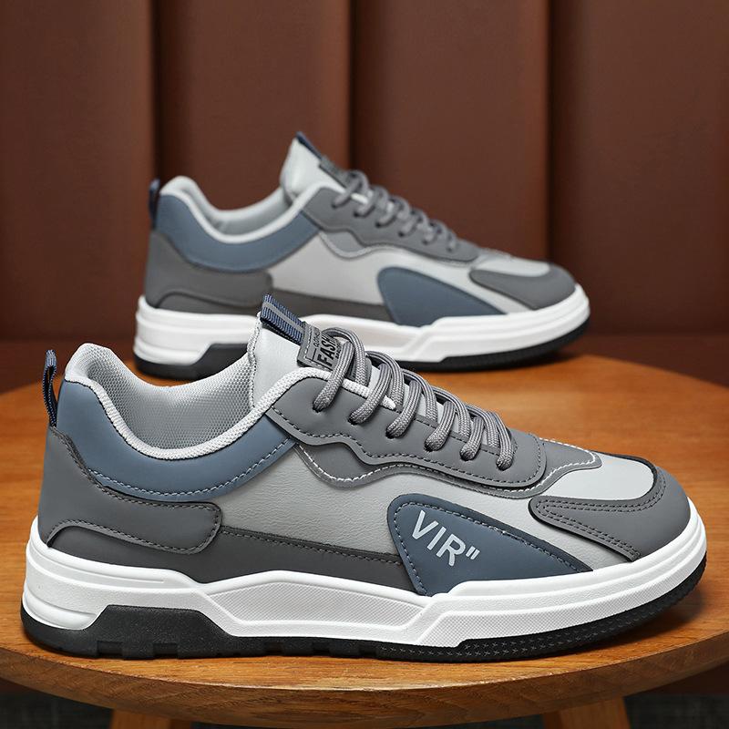 Fashion Men Casual Flats Shoes 2024 New Waterproof Wear-resistant Sneakers Male Student Board Shoe Non Slip Jogging Shoes Tenis