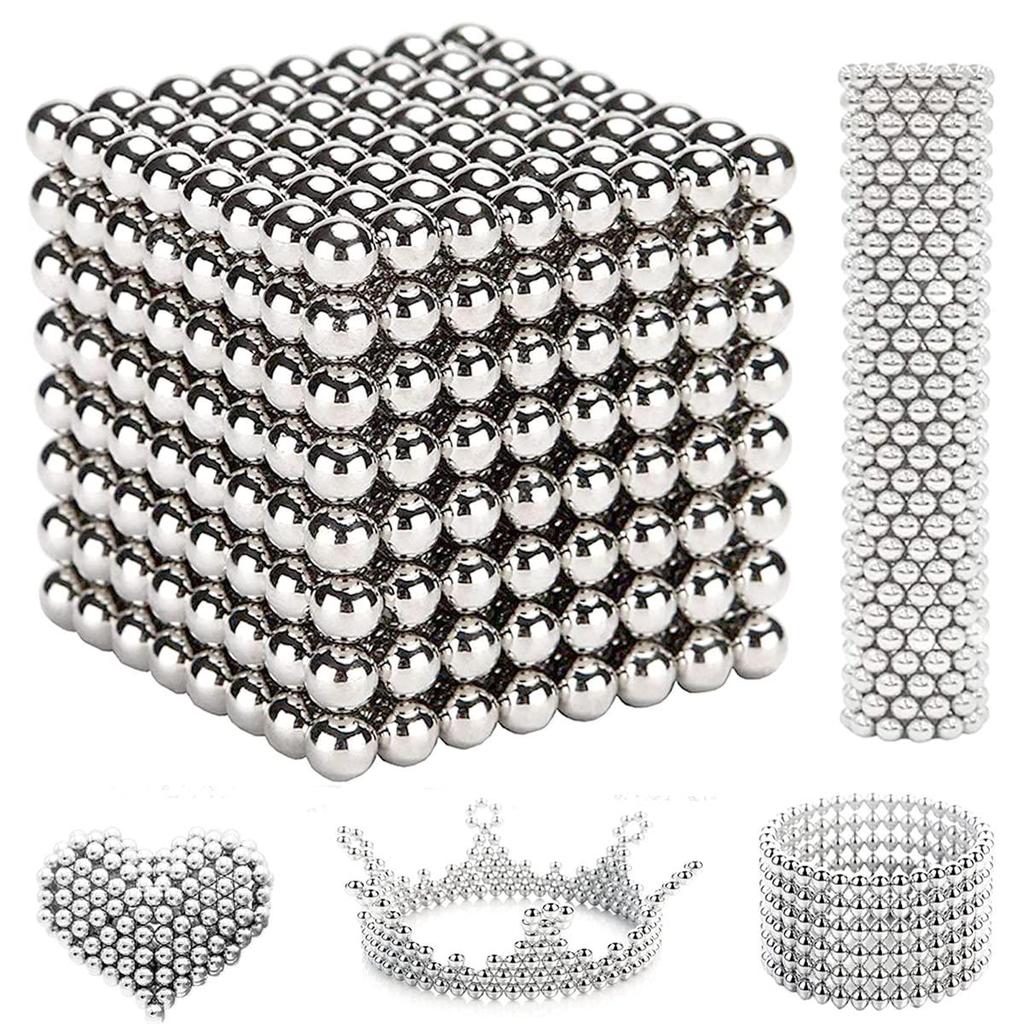 3mm 5mm Magnetic Balls 512 Magnetic Decompression Magnetic Balls Puzzle Decompression Toy Magic Barker Ball