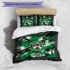 Hibernian FC Печатный комплект постельного белья из 3 предметов Дышащий пододеяльник с наволочками Декорационное постельное белье для спальни Дома
