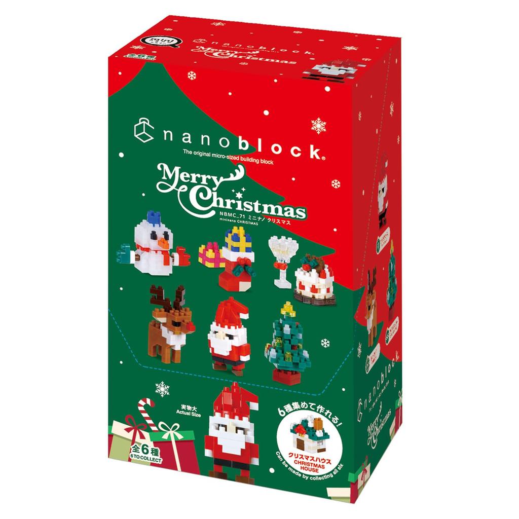 Kawada Nano Block Mini Nano Christmas 1BOX 6 Всего 6 типов (BOX) NBMC_71S = штук,