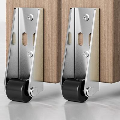 Универсальный роликовый шкив для раздвижной двери, бесшумный, для стола, шкафа, направляющий ролик, мебельный